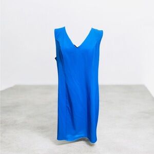 Roz & Ali Vibrant Blue Sleeveless Midi Dress